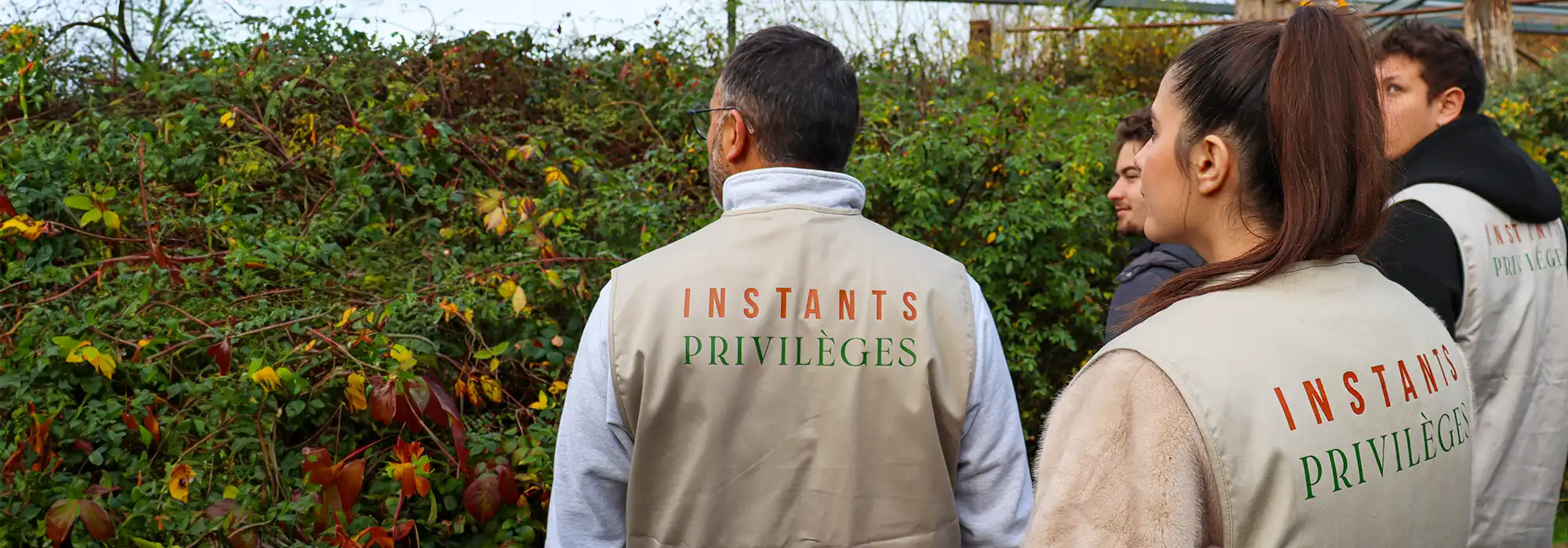 Équipe des Instants Privilèges lors d’une visite accompagnée au Lumigny Safari Reserve.